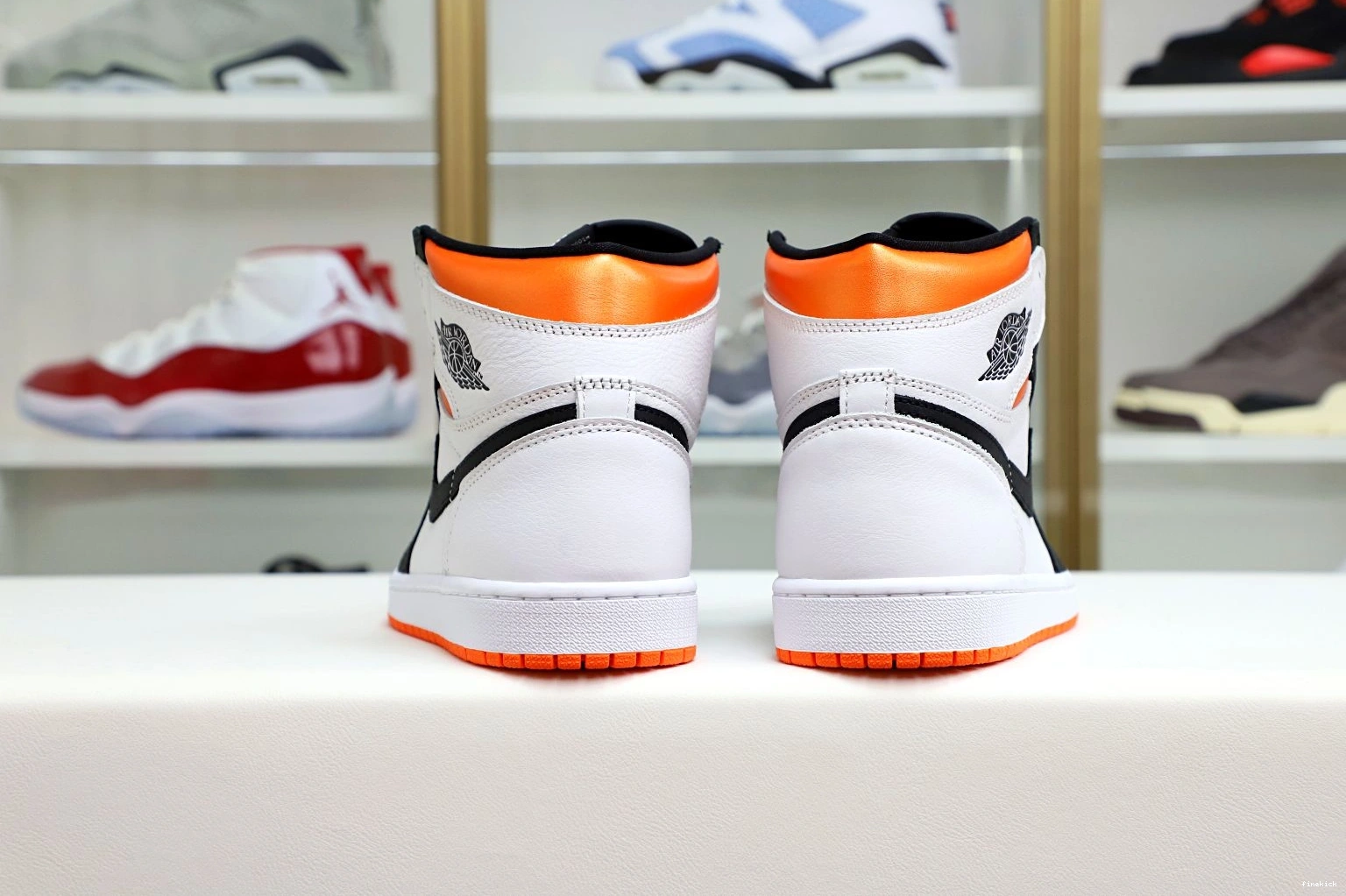 Air OG Electro Orange' Retro 1 Jordan High 1108